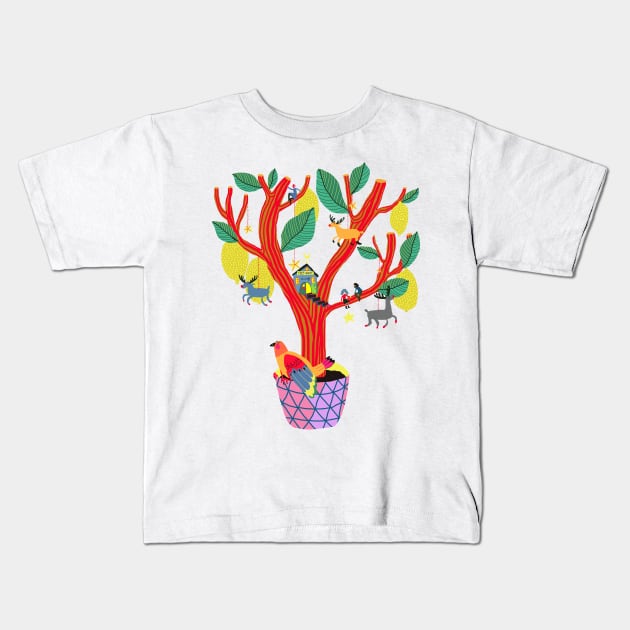 Lemon Tree Kids T-Shirt by ezrawsmith